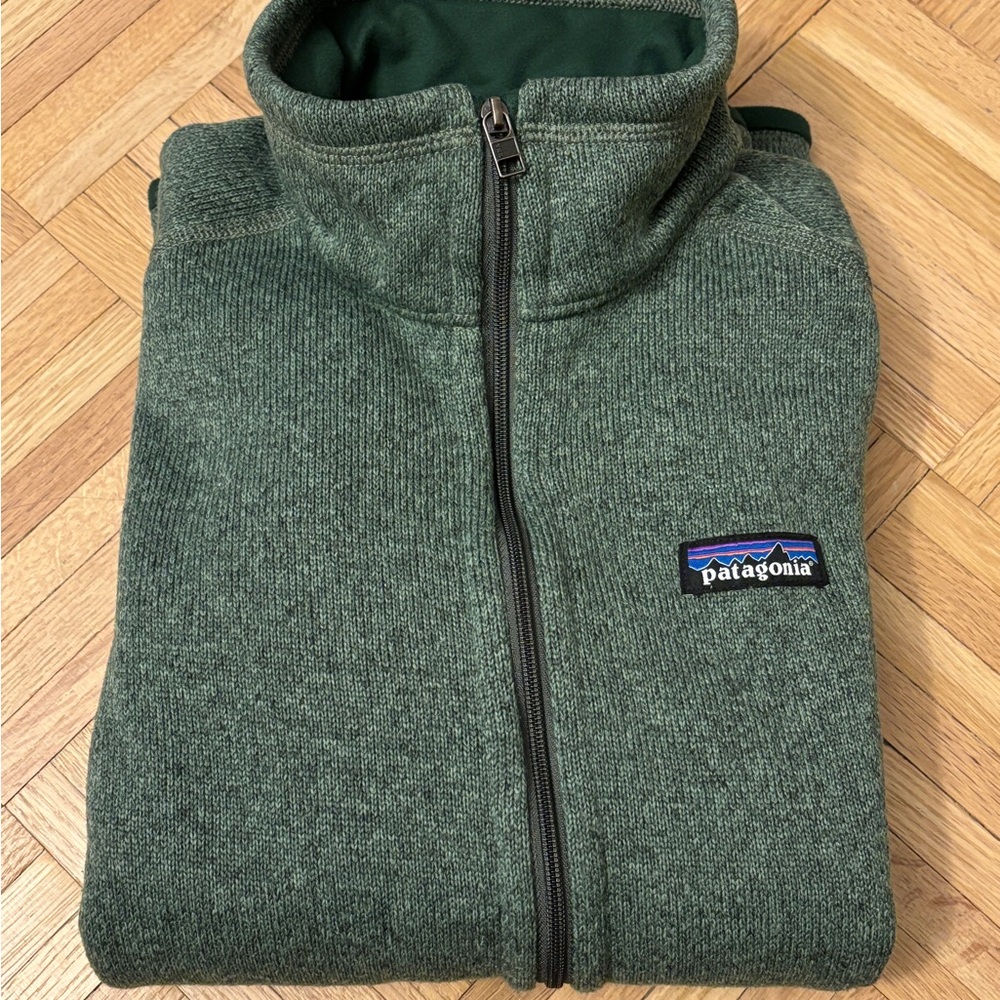 Patagonia Green Full-Zip Sweater